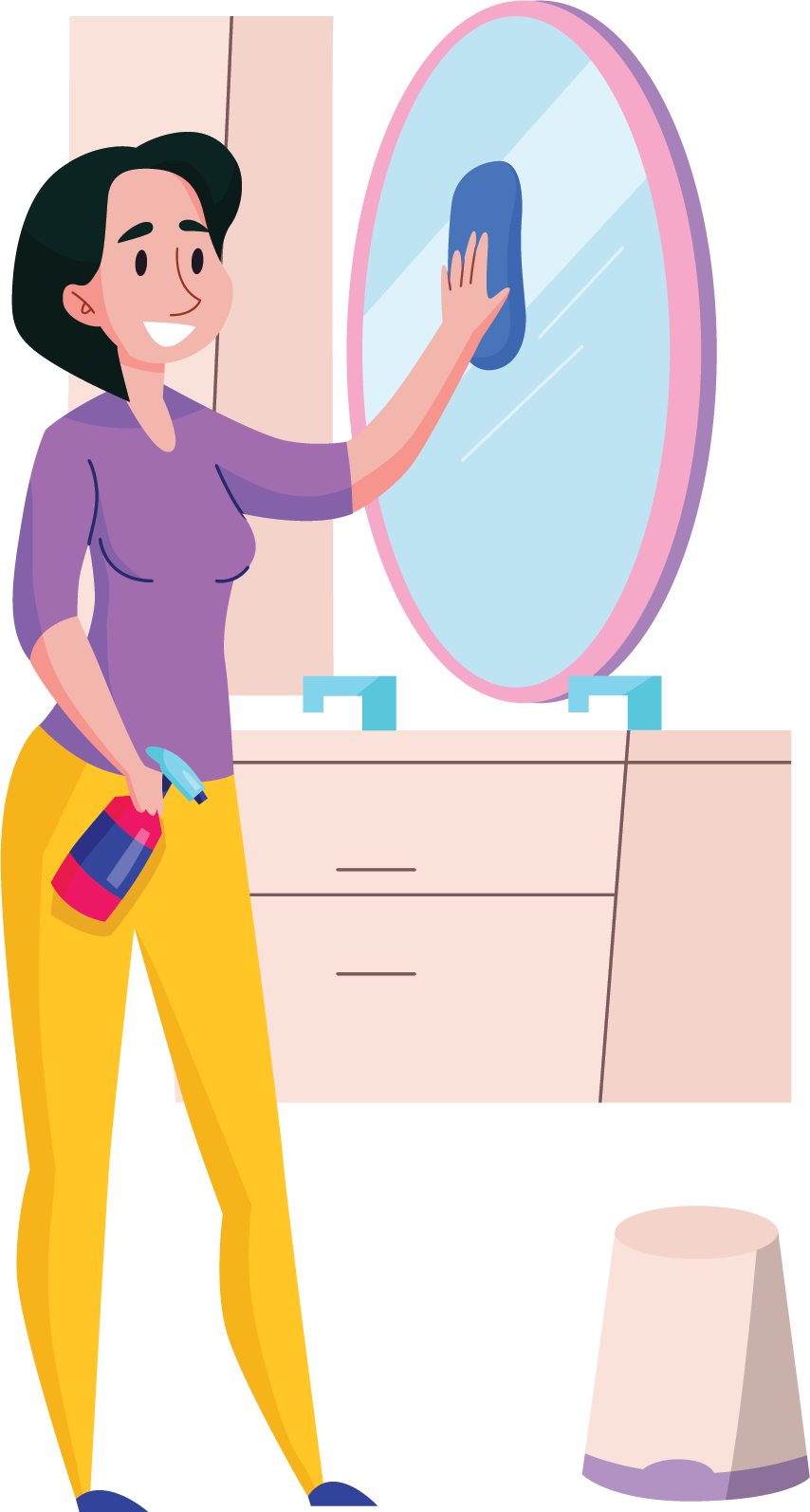 Home Room Cleaning - Lady - Rohei Services